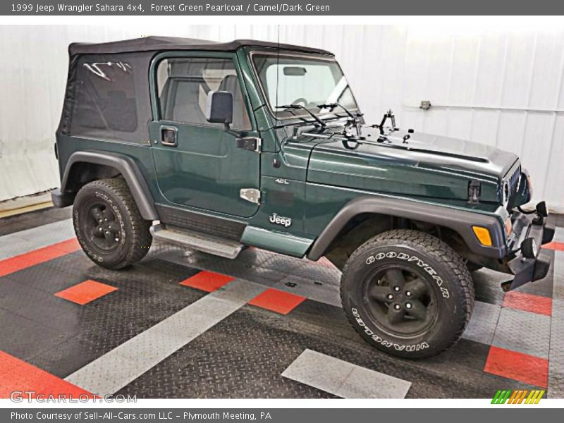 Forest Green Pearlcoat / Camel/Dark Green 1999 Jeep Wrangler Sahara 4x4