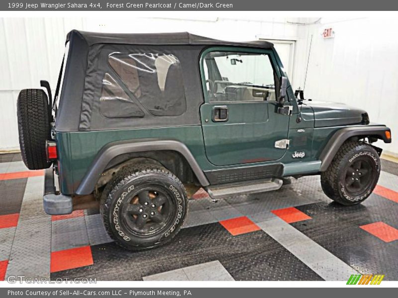 Forest Green Pearlcoat / Camel/Dark Green 1999 Jeep Wrangler Sahara 4x4