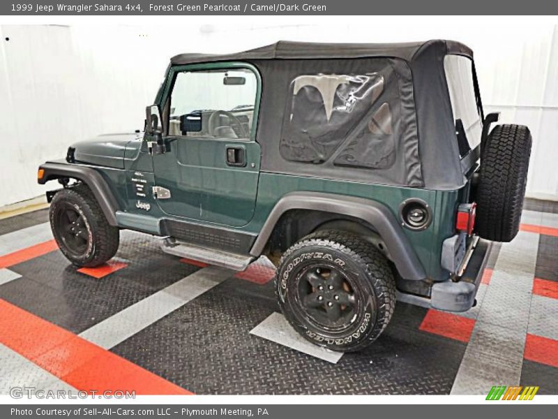 Forest Green Pearlcoat / Camel/Dark Green 1999 Jeep Wrangler Sahara 4x4