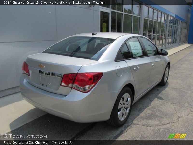 Silver Ice Metallic / Jet Black/Medium Titanium 2014 Chevrolet Cruze LS