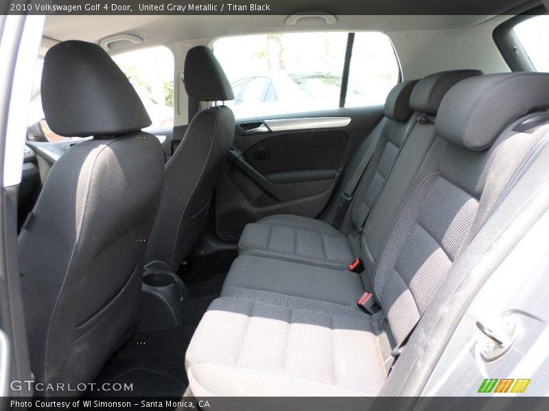 United Gray Metallic / Titan Black 2010 Volkswagen Golf 4 Door