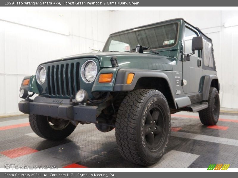 Forest Green Pearlcoat / Camel/Dark Green 1999 Jeep Wrangler Sahara 4x4