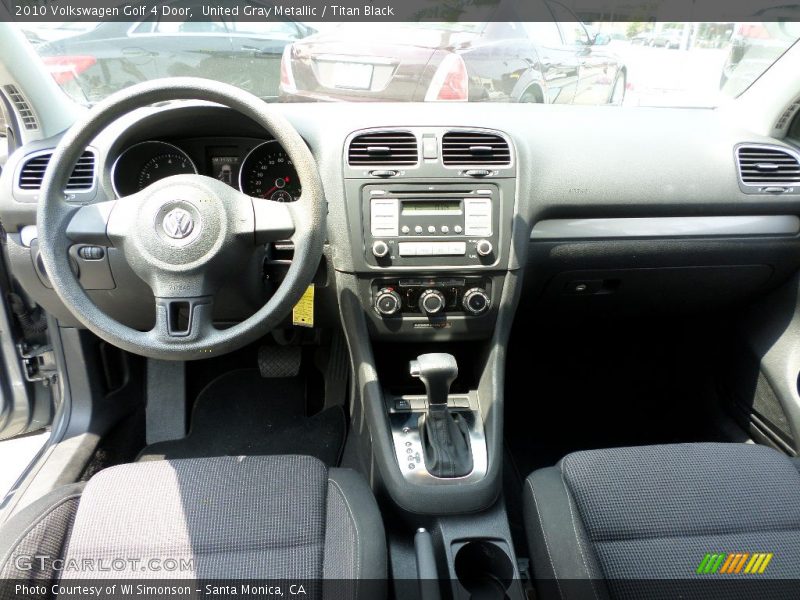 United Gray Metallic / Titan Black 2010 Volkswagen Golf 4 Door