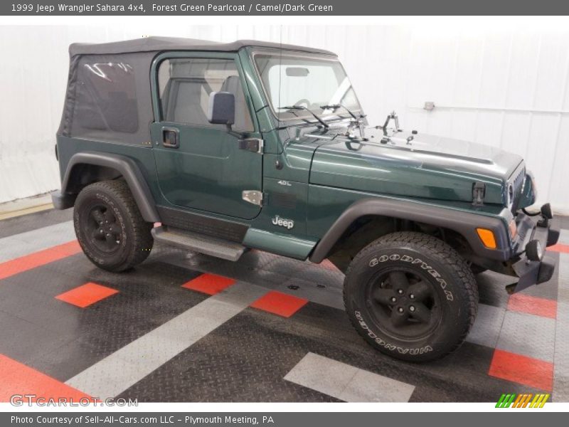 Forest Green Pearlcoat / Camel/Dark Green 1999 Jeep Wrangler Sahara 4x4