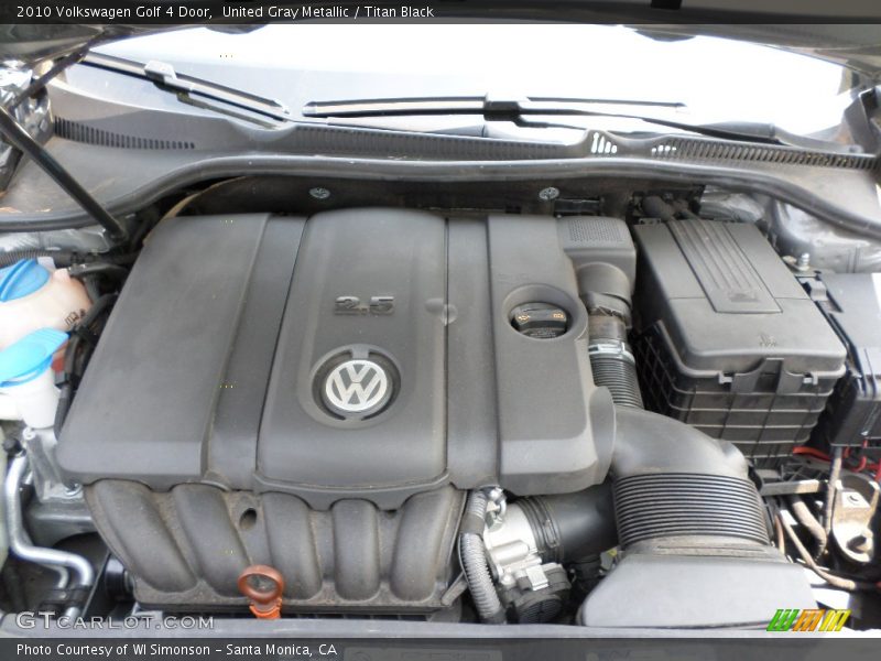 United Gray Metallic / Titan Black 2010 Volkswagen Golf 4 Door