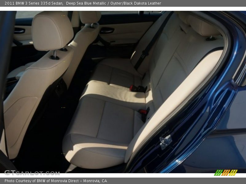 Deep Sea Blue Metallic / Oyster/Black Dakota Leather 2011 BMW 3 Series 335d Sedan