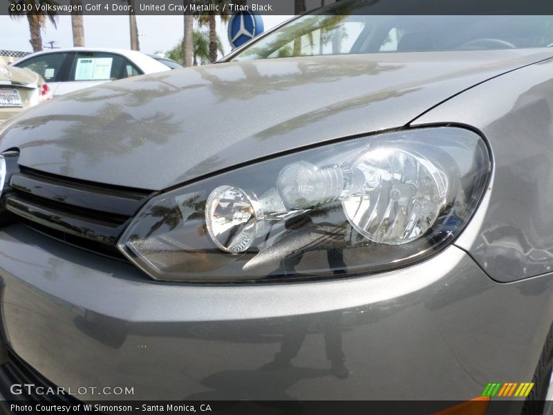 United Gray Metallic / Titan Black 2010 Volkswagen Golf 4 Door