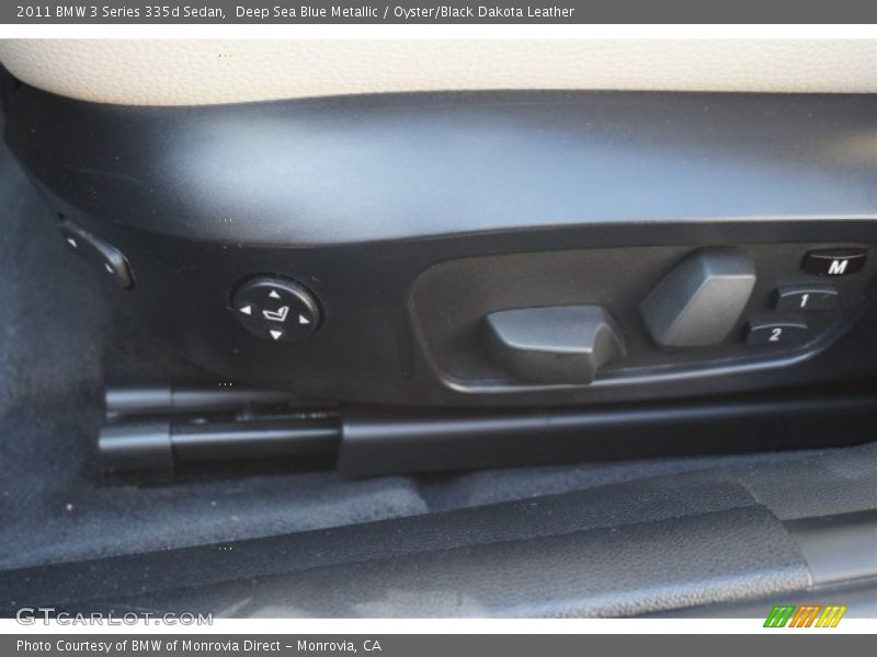 Deep Sea Blue Metallic / Oyster/Black Dakota Leather 2011 BMW 3 Series 335d Sedan