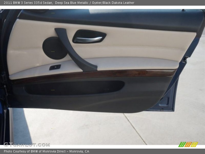 Deep Sea Blue Metallic / Oyster/Black Dakota Leather 2011 BMW 3 Series 335d Sedan