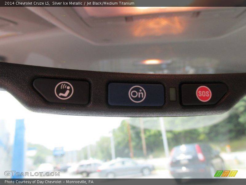 Silver Ice Metallic / Jet Black/Medium Titanium 2014 Chevrolet Cruze LS