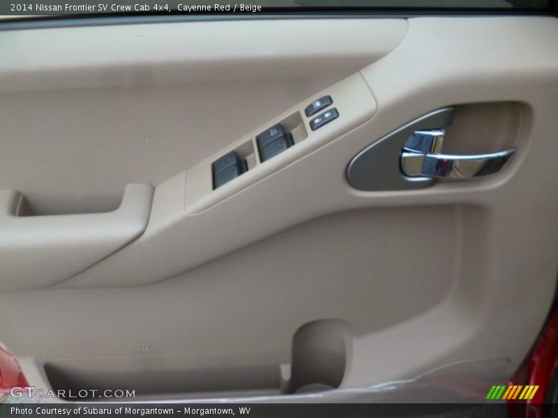 Cayenne Red / Beige 2014 Nissan Frontier SV Crew Cab 4x4