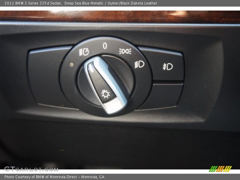 Deep Sea Blue Metallic / Oyster/Black Dakota Leather 2011 BMW 3 Series 335d Sedan