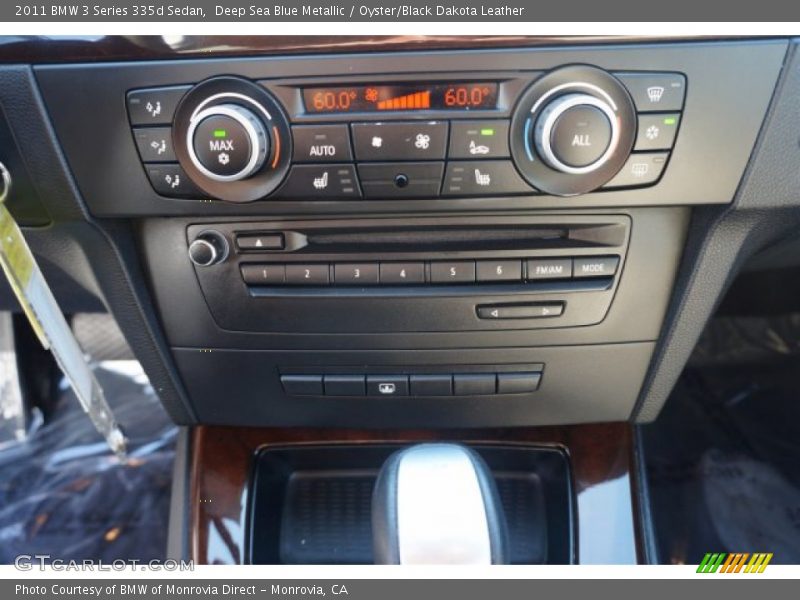 Deep Sea Blue Metallic / Oyster/Black Dakota Leather 2011 BMW 3 Series 335d Sedan