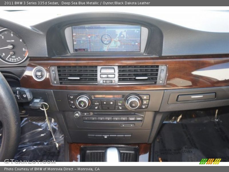 Deep Sea Blue Metallic / Oyster/Black Dakota Leather 2011 BMW 3 Series 335d Sedan