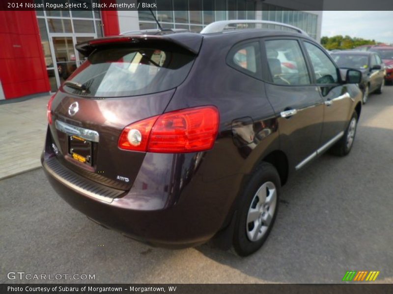 Black Amethyst / Black 2014 Nissan Rogue Select S