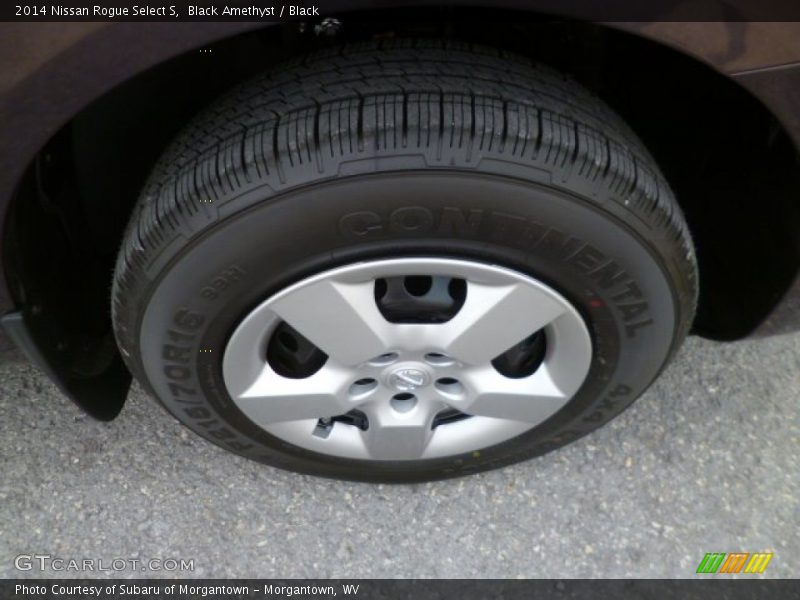 Black Amethyst / Black 2014 Nissan Rogue Select S