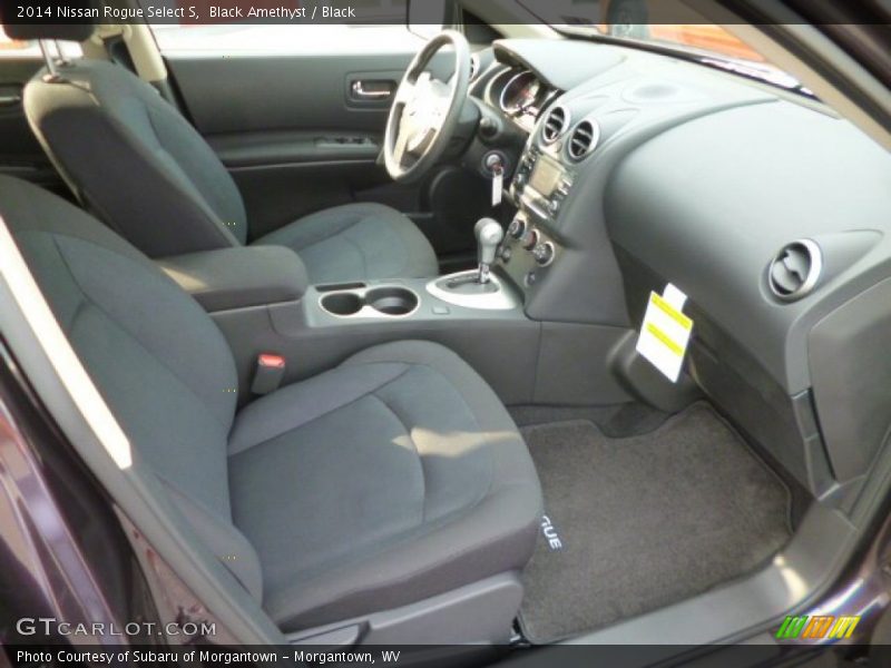 Black Amethyst / Black 2014 Nissan Rogue Select S