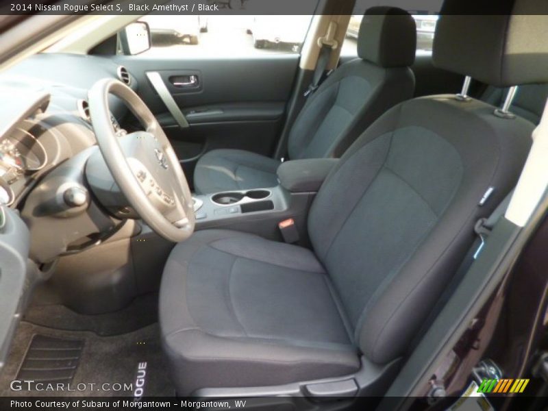 Black Amethyst / Black 2014 Nissan Rogue Select S