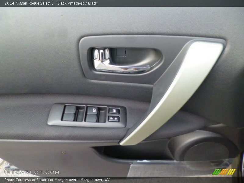 Black Amethyst / Black 2014 Nissan Rogue Select S