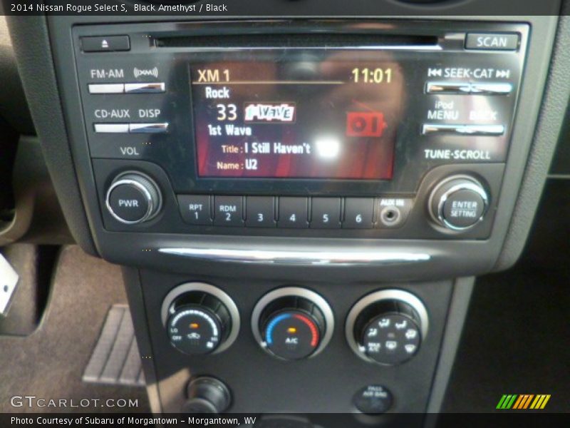 Black Amethyst / Black 2014 Nissan Rogue Select S