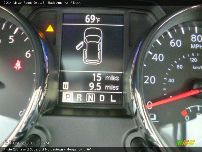 Black Amethyst / Black 2014 Nissan Rogue Select S