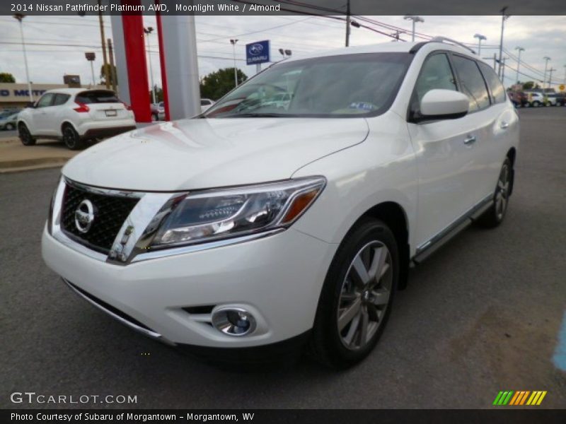 Moonlight White / Almond 2014 Nissan Pathfinder Platinum AWD