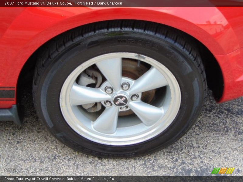 Torch Red / Dark Charcoal 2007 Ford Mustang V6 Deluxe Coupe