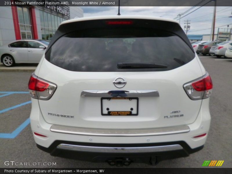 Moonlight White / Almond 2014 Nissan Pathfinder Platinum AWD