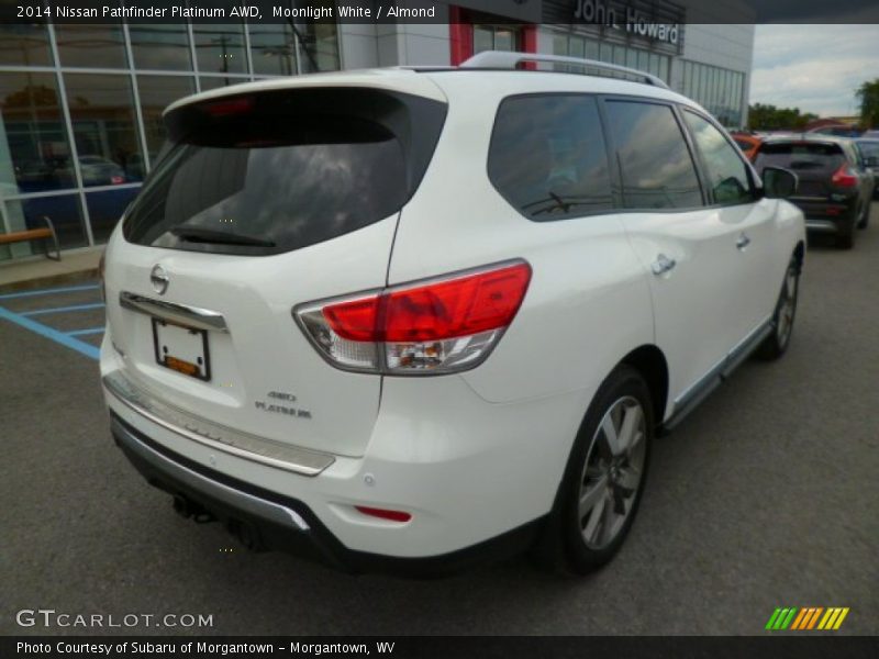 Moonlight White / Almond 2014 Nissan Pathfinder Platinum AWD