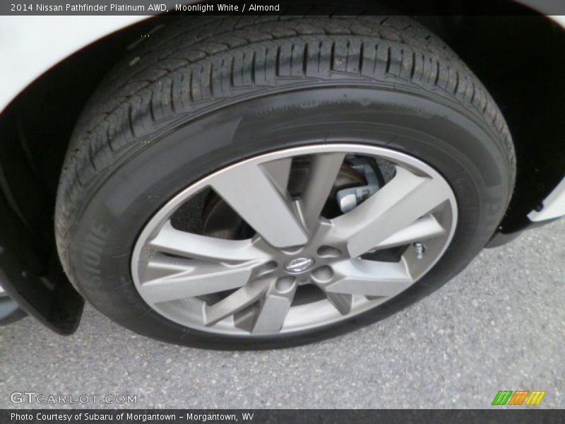 Moonlight White / Almond 2014 Nissan Pathfinder Platinum AWD