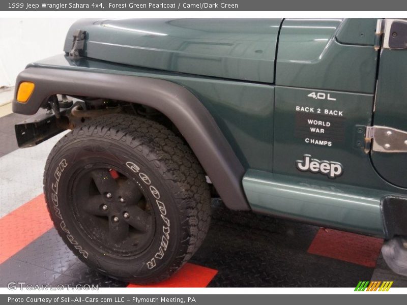 Forest Green Pearlcoat / Camel/Dark Green 1999 Jeep Wrangler Sahara 4x4