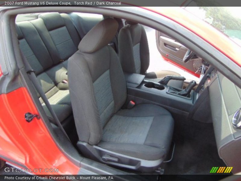 Torch Red / Dark Charcoal 2007 Ford Mustang V6 Deluxe Coupe