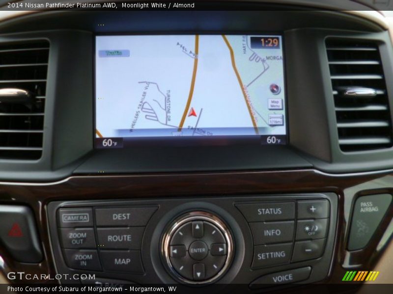 Moonlight White / Almond 2014 Nissan Pathfinder Platinum AWD