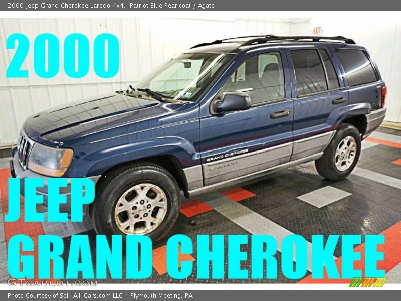 Patriot Blue Pearlcoat / Agate 2000 Jeep Grand Cherokee Laredo 4x4
