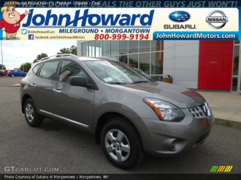 Platinum Graphite / Gray 2014 Nissan Rogue Select S