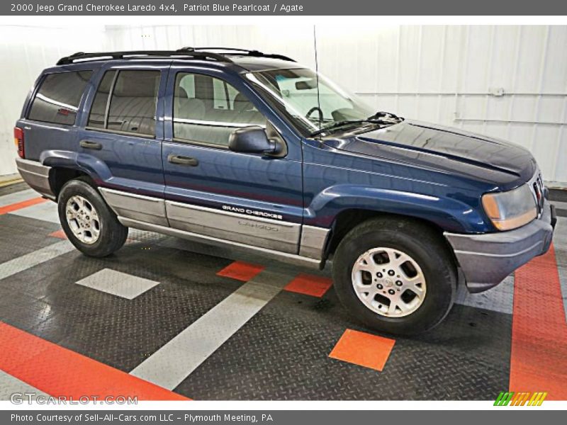 Patriot Blue Pearlcoat / Agate 2000 Jeep Grand Cherokee Laredo 4x4