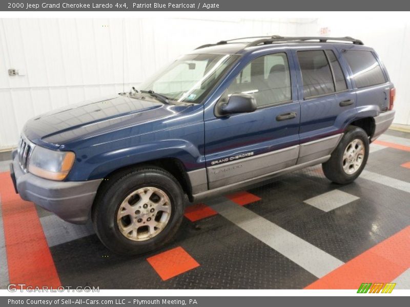 Patriot Blue Pearlcoat / Agate 2000 Jeep Grand Cherokee Laredo 4x4