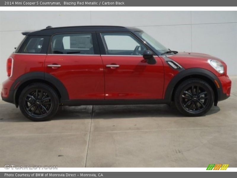 Blazing Red Metallic / Carbon Black 2014 Mini Cooper S Countryman