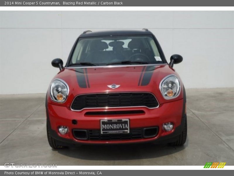 Blazing Red Metallic / Carbon Black 2014 Mini Cooper S Countryman