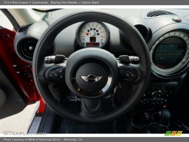 Blazing Red Metallic / Carbon Black 2014 Mini Cooper S Countryman