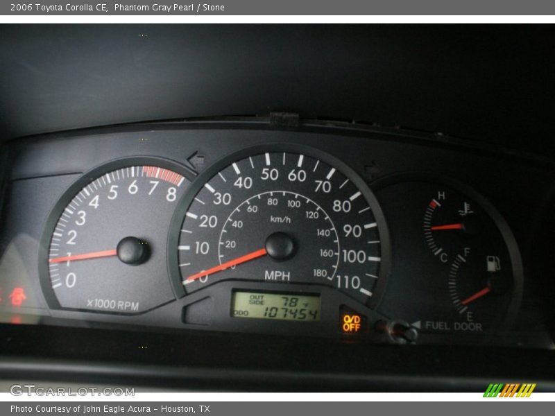 Phantom Gray Pearl / Stone 2006 Toyota Corolla CE