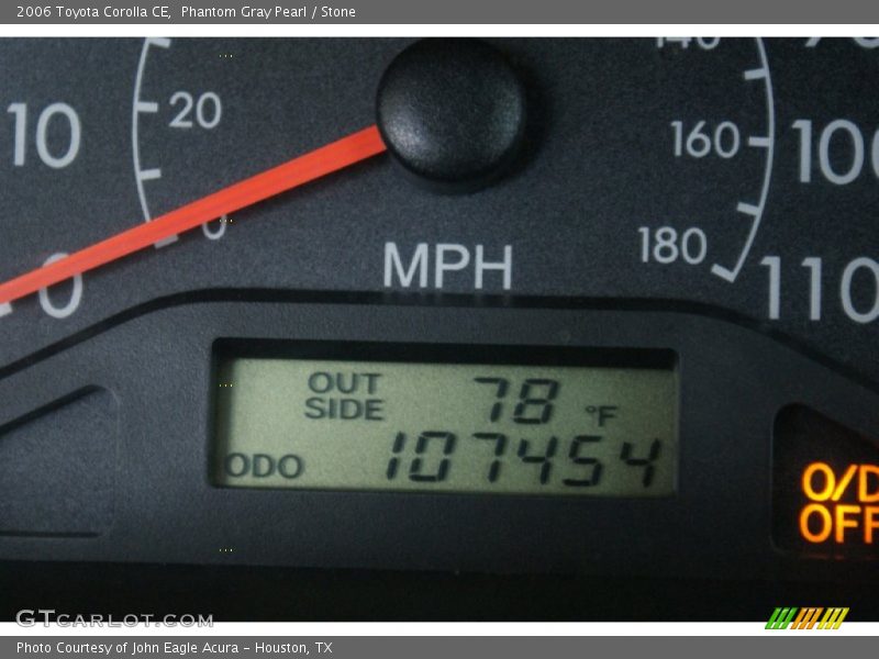 Phantom Gray Pearl / Stone 2006 Toyota Corolla CE
