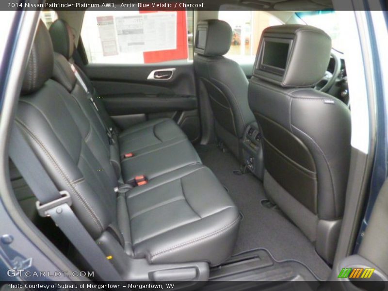 Arctic Blue Metallic / Charcoal 2014 Nissan Pathfinder Platinum AWD
