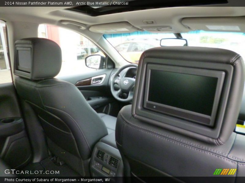 Arctic Blue Metallic / Charcoal 2014 Nissan Pathfinder Platinum AWD