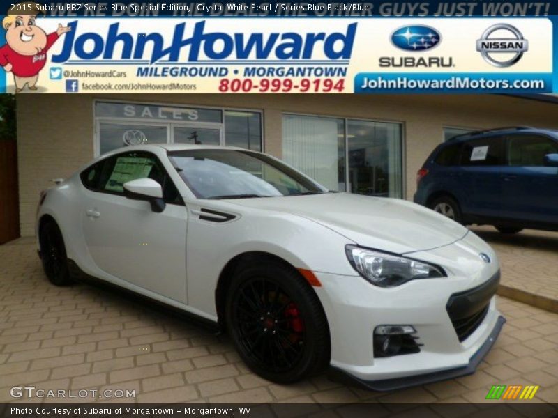 Crystal White Pearl / Series.Blue Black/Blue 2015 Subaru BRZ Series.Blue Special Edition