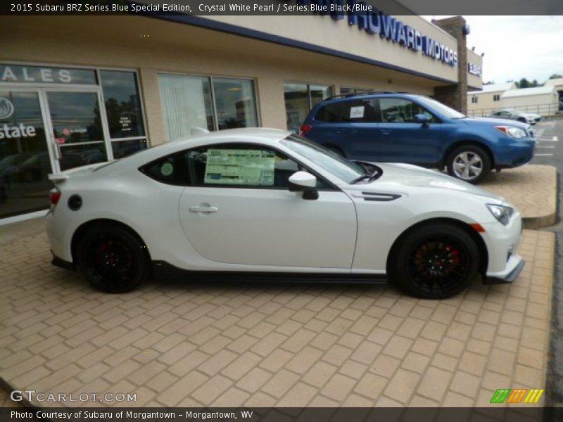 Crystal White Pearl / Series.Blue Black/Blue 2015 Subaru BRZ Series.Blue Special Edition
