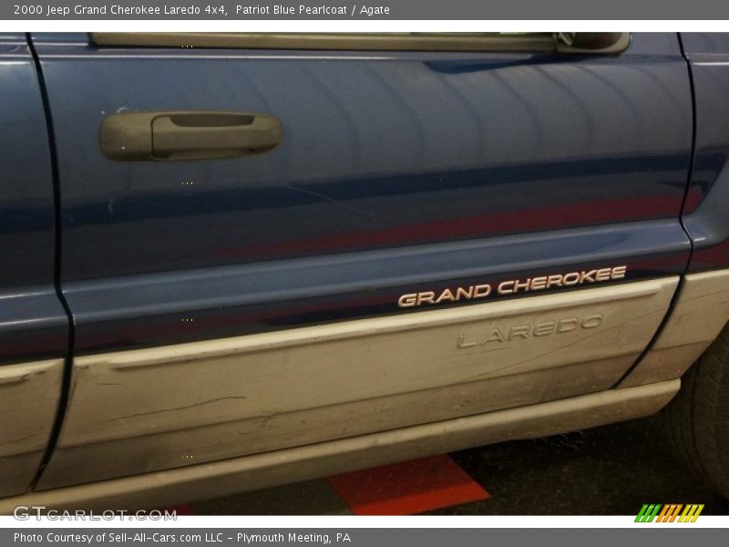 Patriot Blue Pearlcoat / Agate 2000 Jeep Grand Cherokee Laredo 4x4