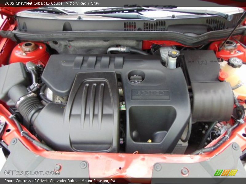 Victory Red / Gray 2009 Chevrolet Cobalt LS Coupe