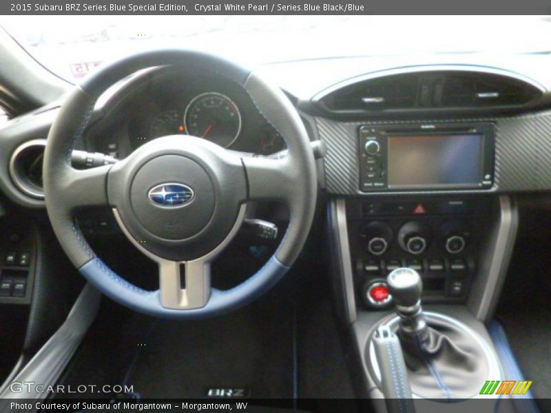 Dashboard of 2015 BRZ Series.Blue Special Edition
