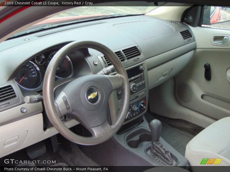 Victory Red / Gray 2009 Chevrolet Cobalt LS Coupe